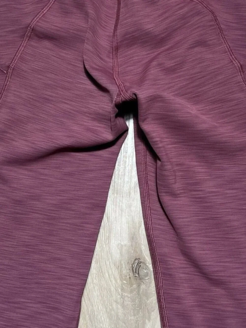 Lululemon Heathered Mulled Wine Invigorate High-Rise Leggings - Size 0